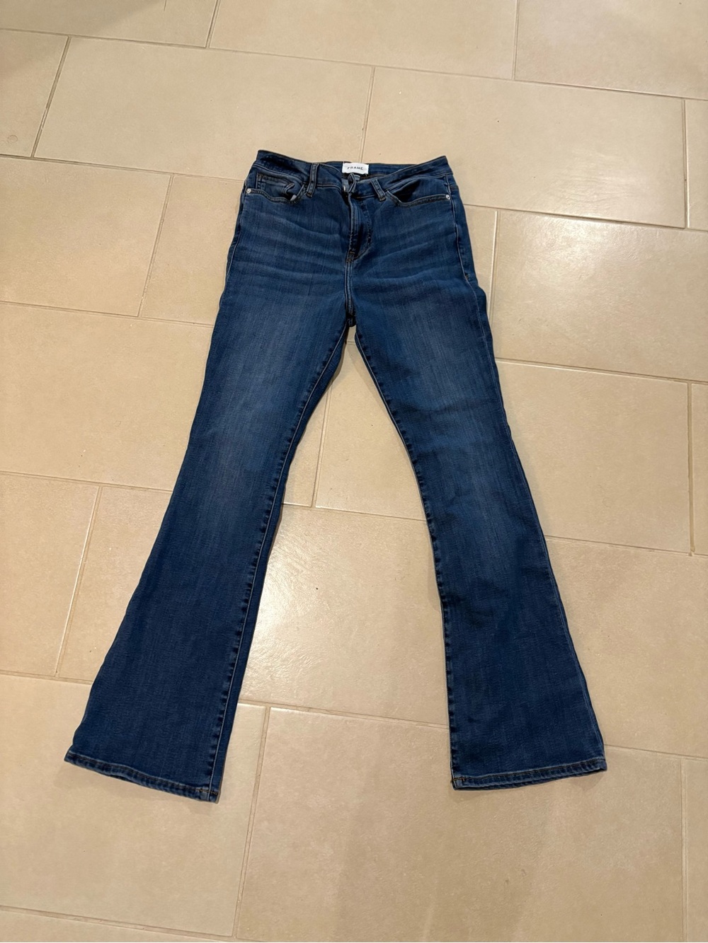 Frame Le Mini Bootcut Jeans – Women's Size 29 – Dark Wash Stretch Denim